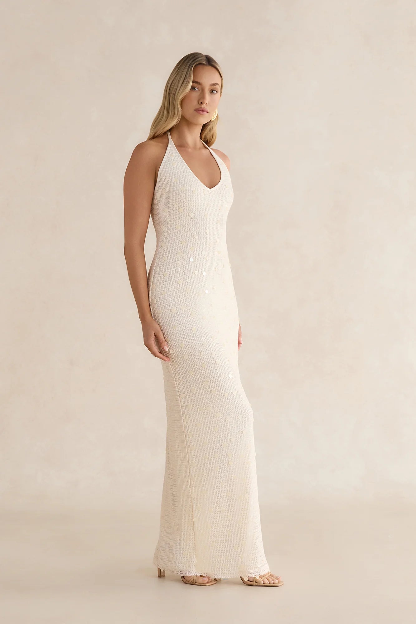 Kimali Maxi Dress Cream