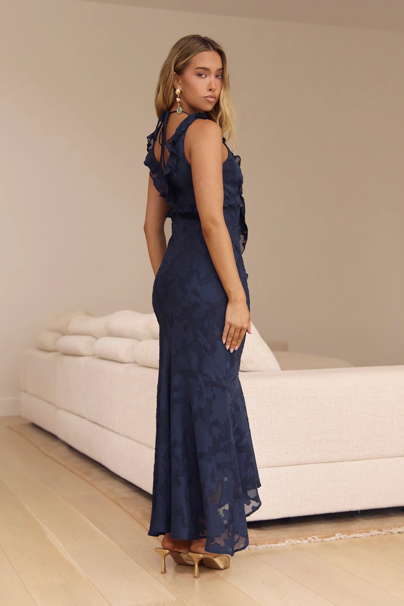 Letters To You Maxi Dress Navy