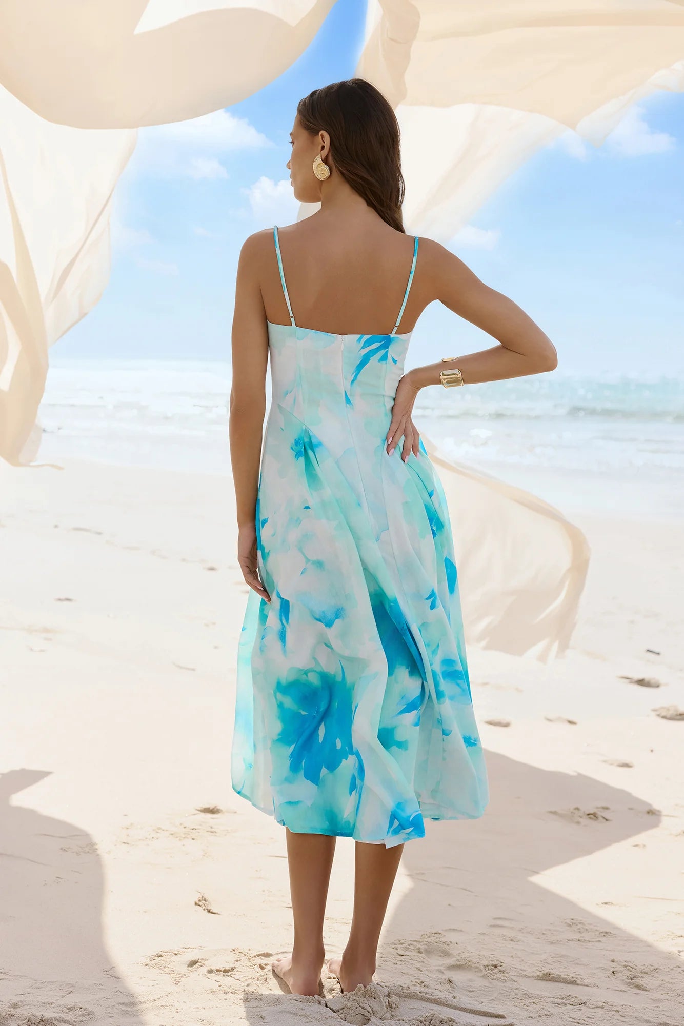 Field Of Wishes Maxi Dress Sage Floral