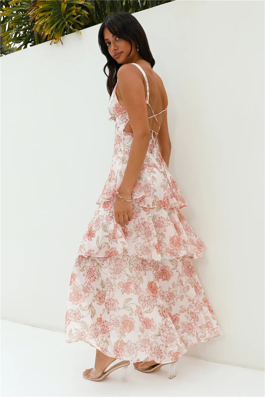 Foolish One Maxi Dress Pink