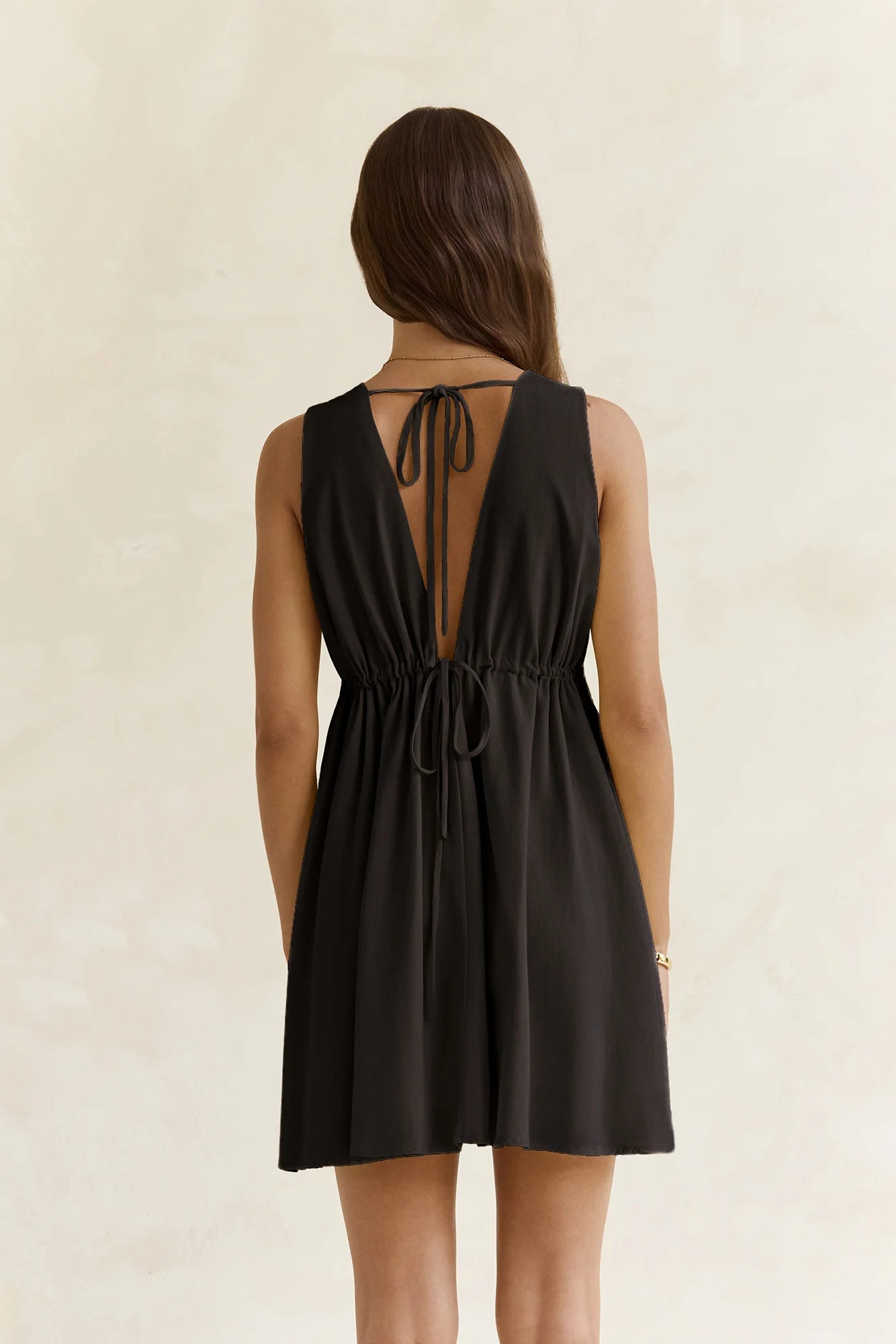 Spritz Of The Sun Mini Dress Black