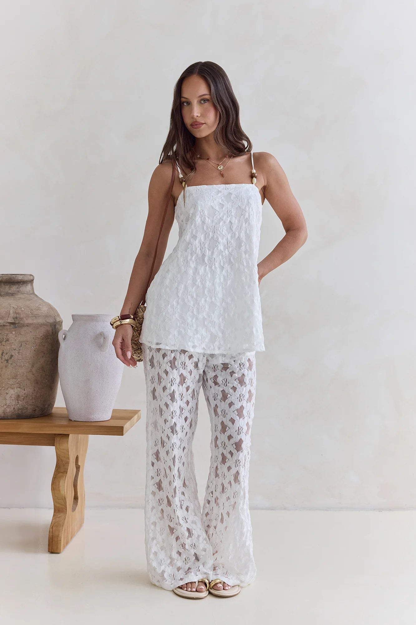 Highlight Reel Lace Set White