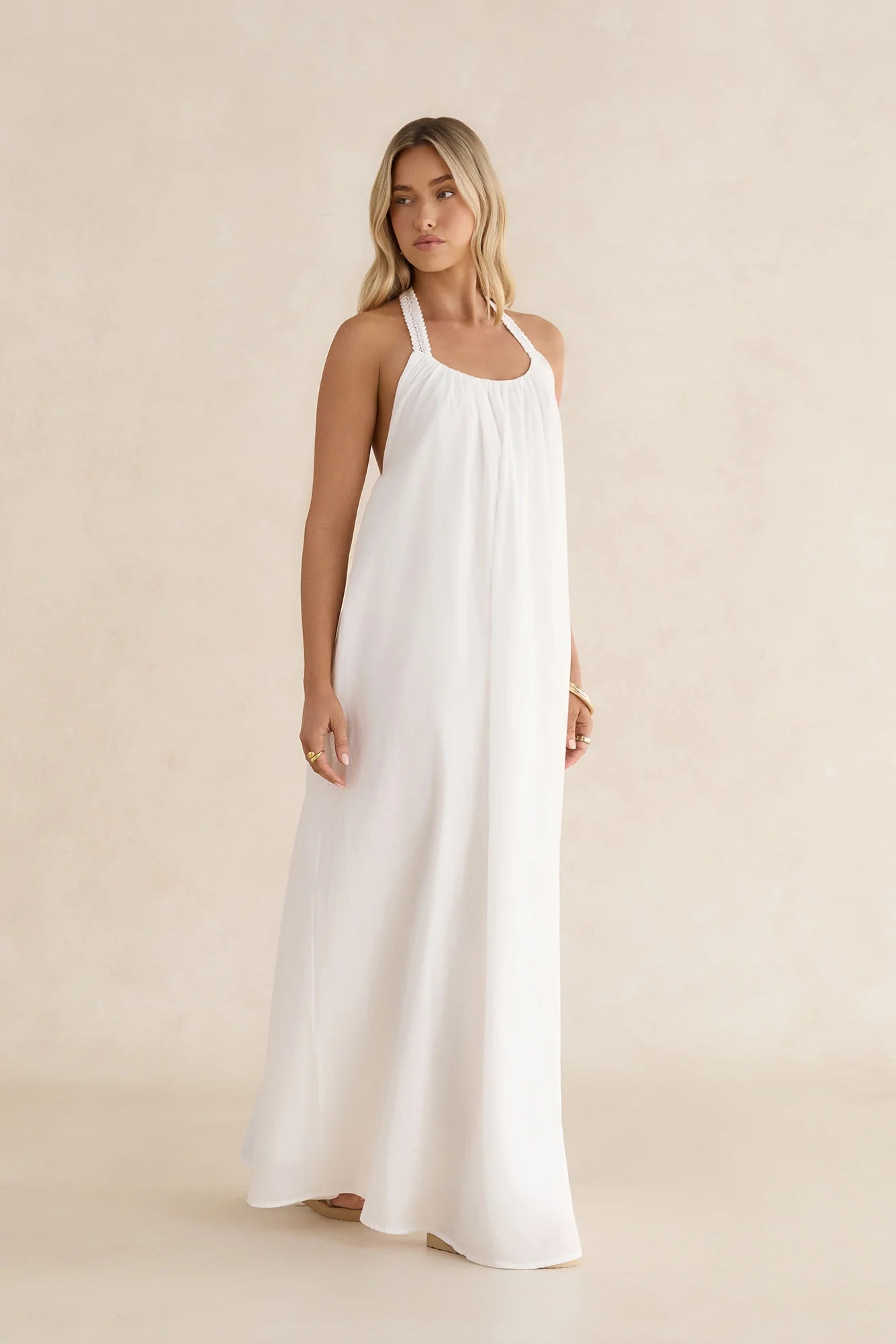 Valencia Maxi Dress White