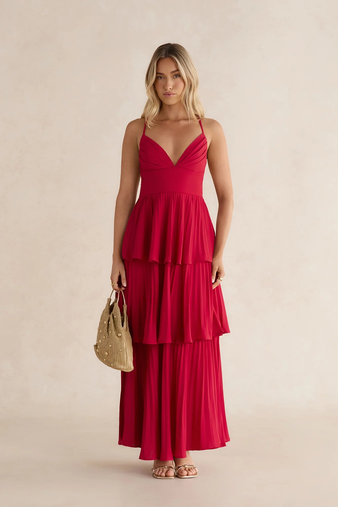 Thinking About This Maxi Dress Burgundy