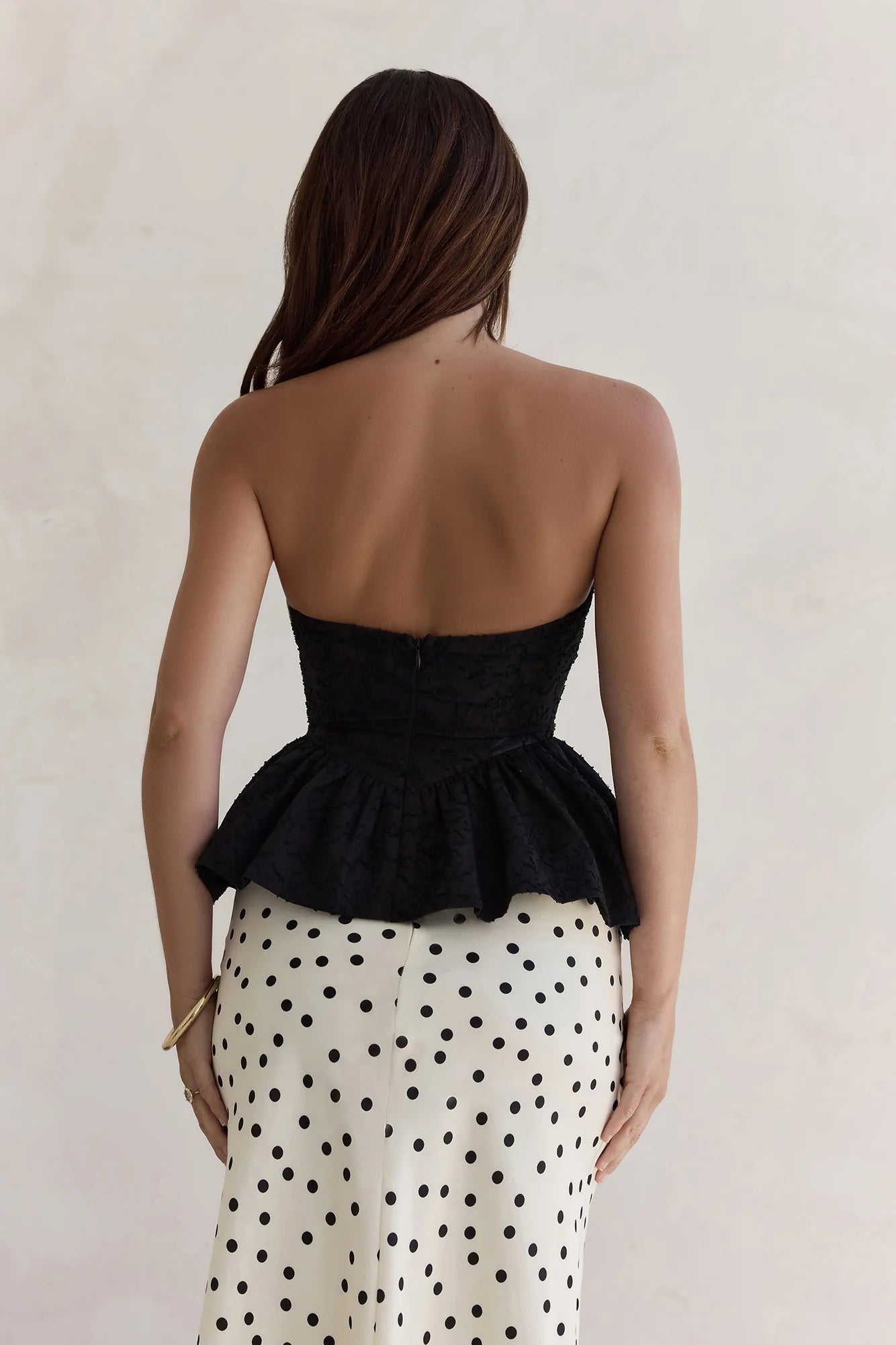 Wardrobe Winner Strapless Top Black