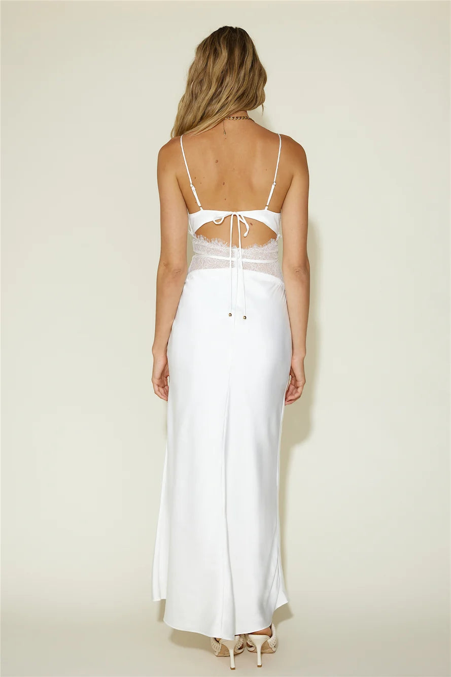 Priscilla Maxi Dress White