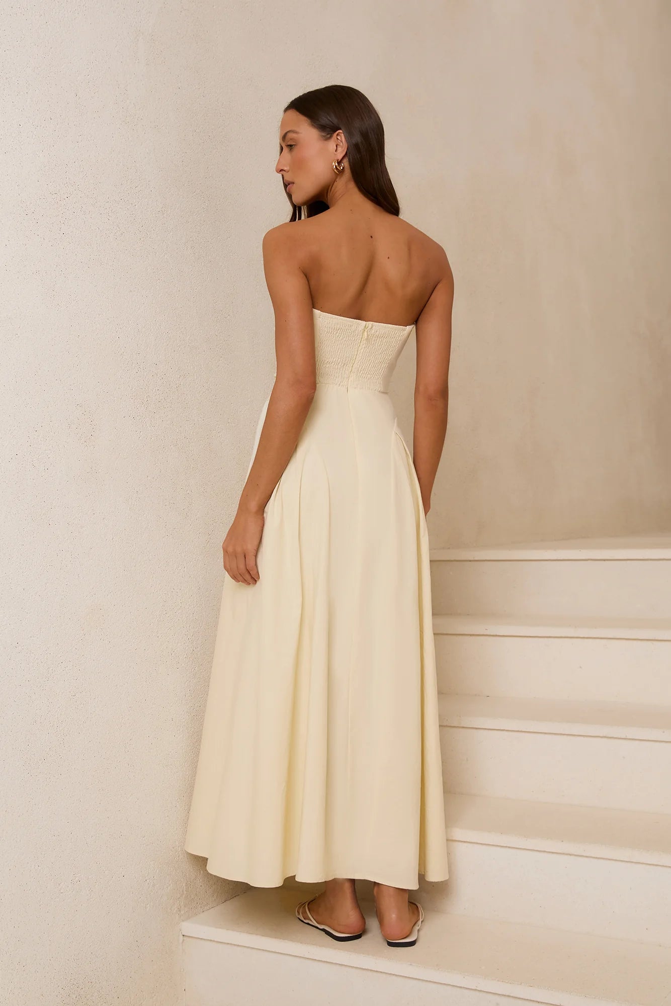 Angel Whispers Maxi Dress Yellow