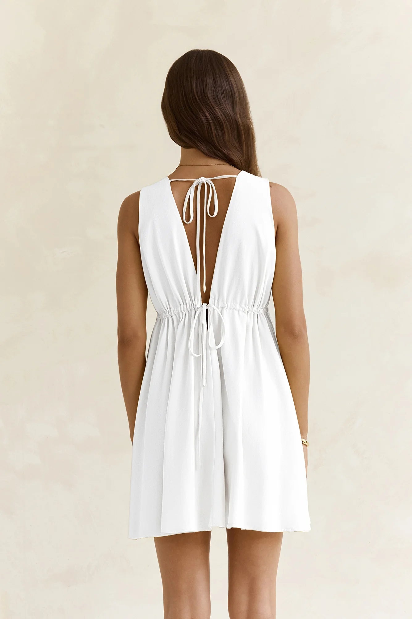 Spritz Of The Sun Mini Dress White