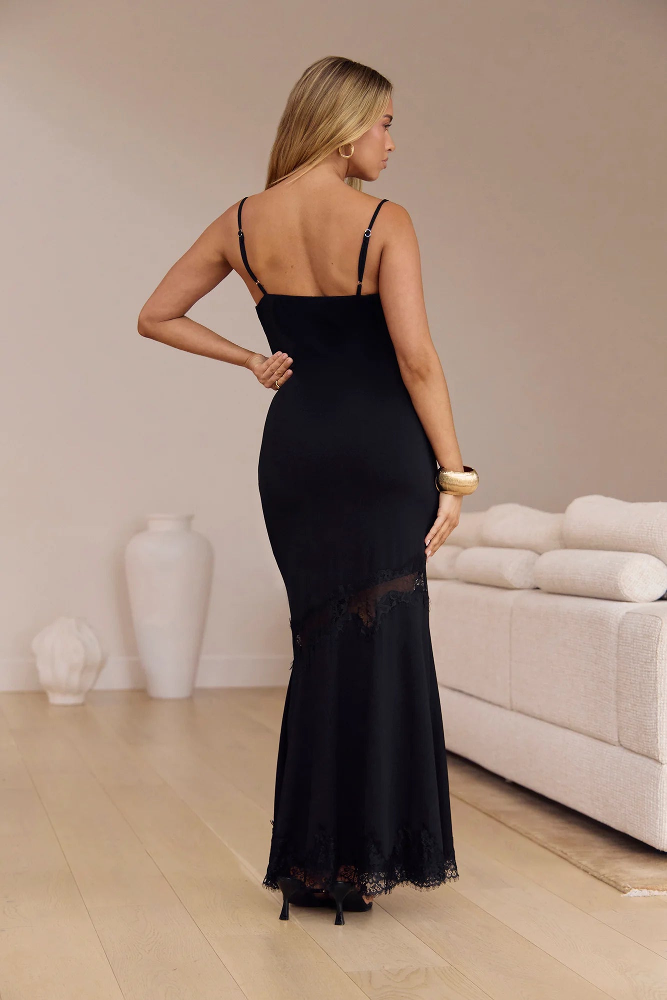 Count The Days Maxi Dress Black