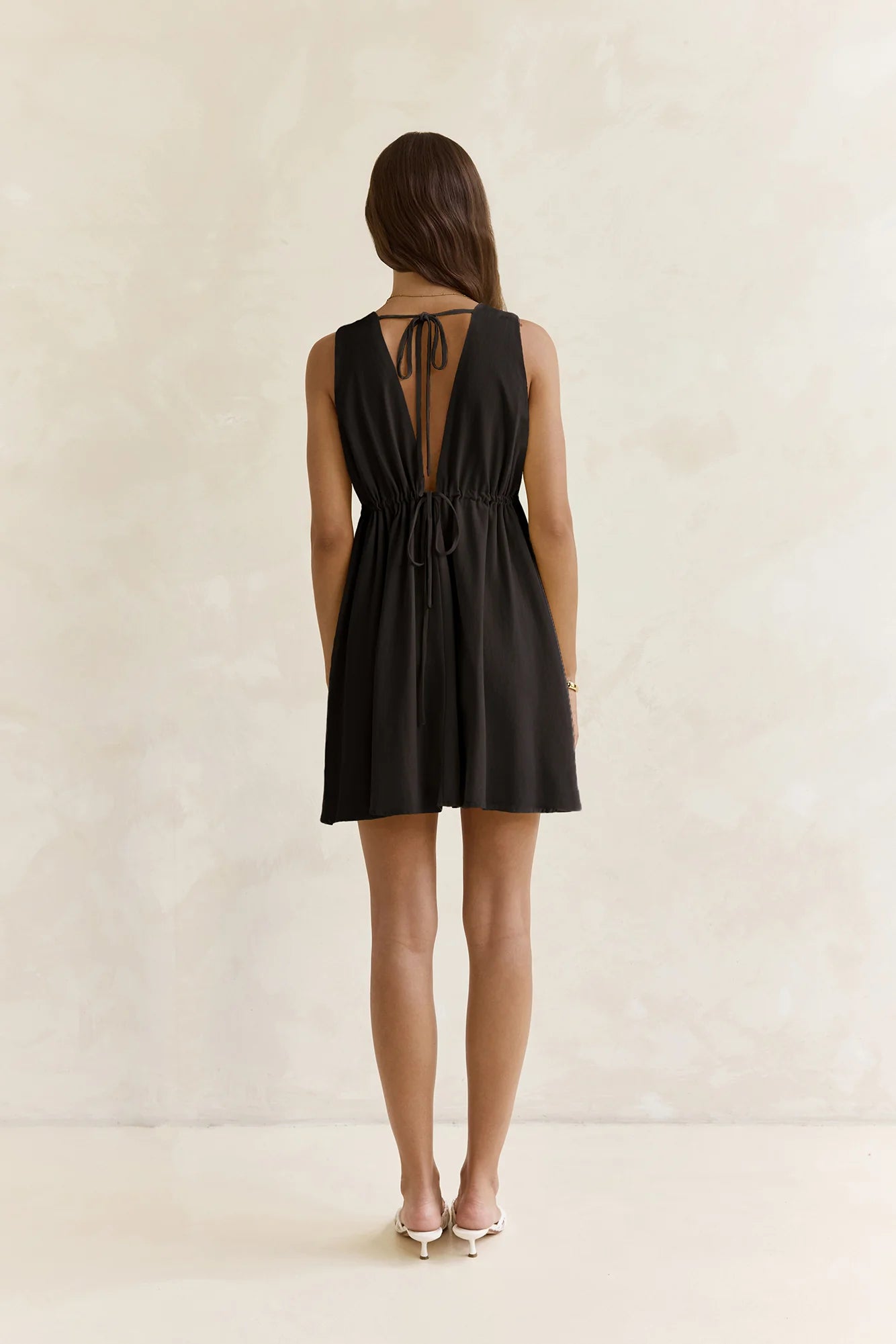 Spritz Of The Sun Mini Dress Black