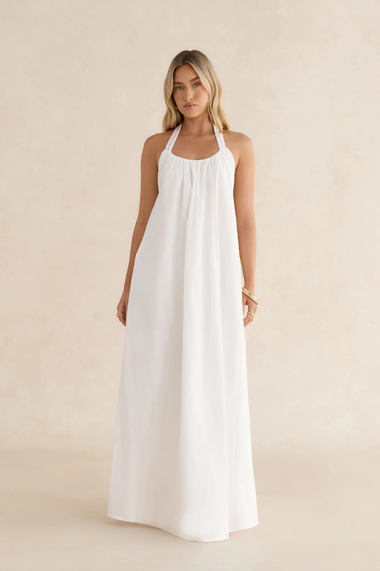 Valencia Maxi Dress White